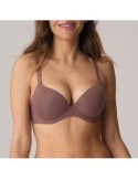 Sujetador push-up marie jo louie satin taupe