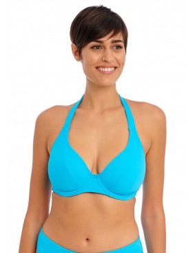 Top de Bikini Halter Freya Jewel cove azul turquesa