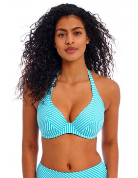 Top de Bikini Halter Freya Jewel cove turquesa