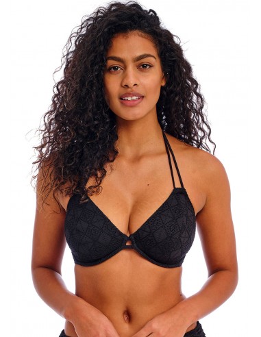 Top de Bikini Halter Freya Nomad nights negro