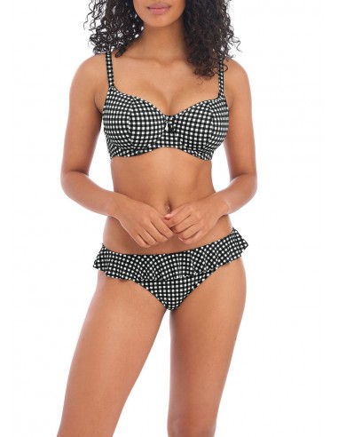 Top de Bikini Balconette Freya Check in monocromo