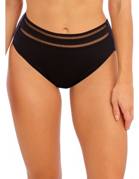 Braguita bikini de talle alto fantasie east hampton negro