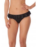 Braga de bikini con volante freya jewel cove negro