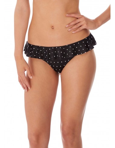 Braga de bikini con volante freya jewel cove negro