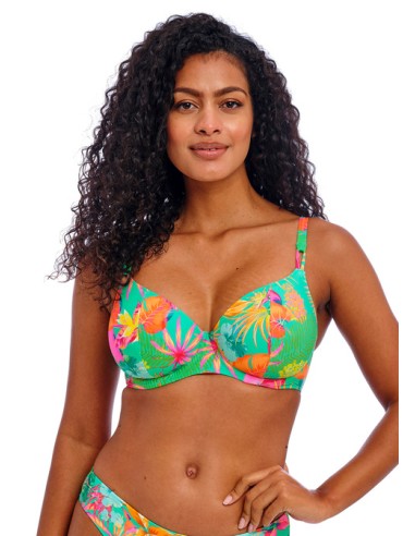 Bikini Escotado Plunge de tallas grandes Freya Isla margarita jade