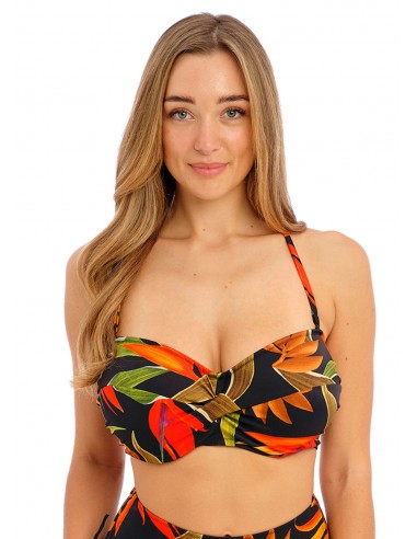 Top de Bikini Bandeau Fantasie Pichola negro