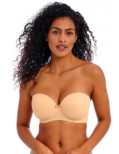 Sujetador Sin Tirantes para tallas grandes Freya Deco beige