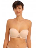 Sujetador Sin Tirantes para tallas grandes Freya Tailored beige