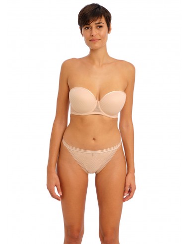 Sujetador Sin Tirantes para tallas grandes Freya Tailored beige