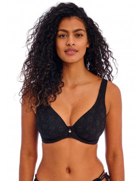 Sujetador de Bikini de tallas grandes Freya Nomad nights negro