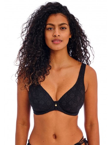 Sujetador de Bikini de tallas grandes Freya Nomad nights negro