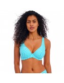 Sujetador de Bikini escotado Freya swim Jewel cove turquesa