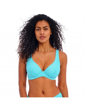 Sujetador de Bikini escotado Freya swim Jewel cove turquesa