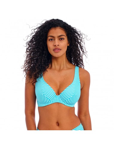 Sujetador de Bikini escotado Freya swim Jewel cove turquesa