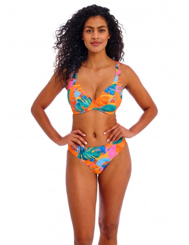 Top de Bikini escotado high apex Freya Aloha coast Zest