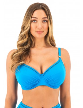 Top Bikini de copa entera sin relleno Fantasie East hampton azul