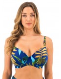 Top Bikini de copa entera Fantasie Pichola azul