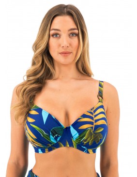 Top Bikini de copa entera Fantasie Pichola azul