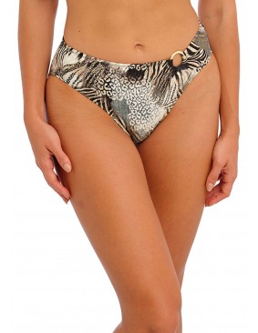 Braga de bikini alta fantasie swim seraya sands blanco y negro