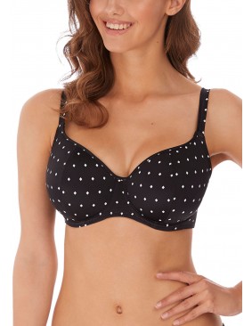 Bikini balconette de tallas grandes Freya swim Jewel cove black