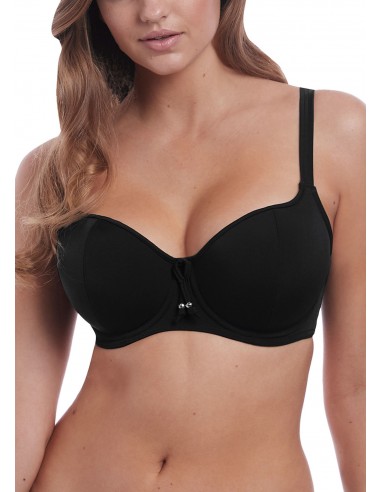 Bikini balconette de tallas grandes Freya swim Remix black