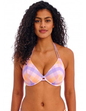 Bikini halter para pecho grande Freya Harbour island Sorbet