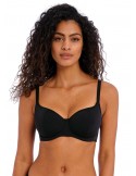 Bikini balconette para tallas grandes Freya Jewel cove plain black