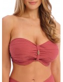 Bikini sin tirantes para tallas grandes Fantasie Beach waves persian rose