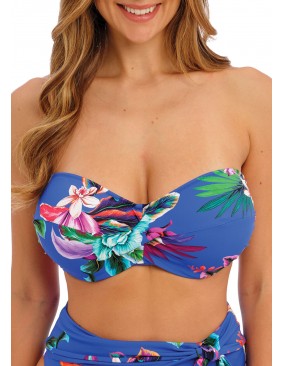 Bikini sin tirantes para tallas grandes Fantasie Halkidiki ultramarine