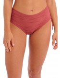 Braga de bikini de talle alto fantasie beach waves persian rose