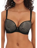 Sujetador para tallas grandes push up Freya Tailored black