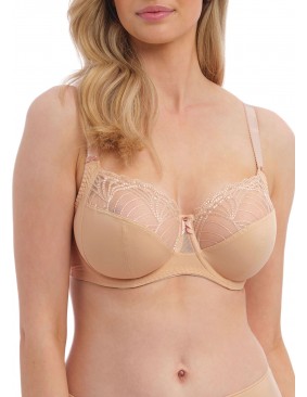 Sujetador sin relleno de encaje Fantasie Adelle natural beige