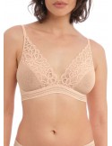 Bralette para pecho grande sin aros Wacoal Raffine frappe