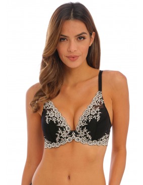 Sujetador sin aros escotado Wacoal Embrace lace black