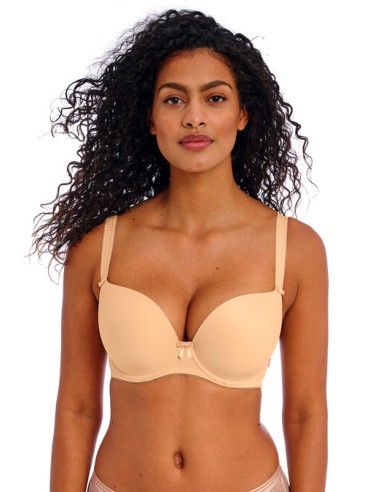 Sujetador de copa preformada escotado Freya Deco Nude