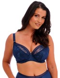 Sujetador de copa preformada escotado Fantasie Fusion lace french navy