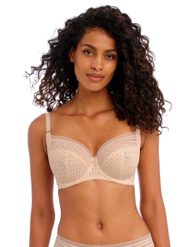 Sujetador sin relleno Freya Viva Lace Natural Beige