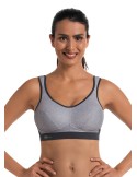 Sujetador deportivo Anita Active 5527  gris jaspeado