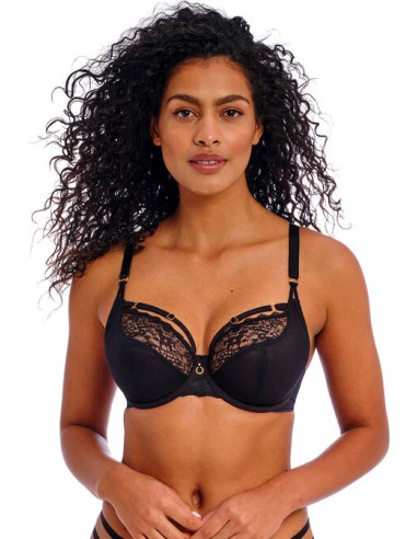 Sujetador escotado Freya Temptress black