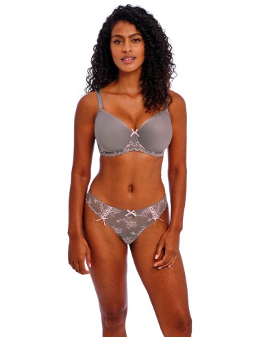 Sujetador de copa preformada Freya Offbeat decadence Grey / Pink