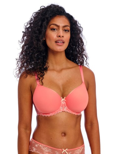 Sujetador de copa preformada Freya Offbeat decadence Sunset Coral