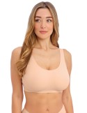 Bralette para pecho grande sin aros Fantasie Smoothease natural beige