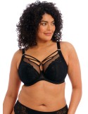 Sujetador de tallas grandes escotado Elomi Brianna black