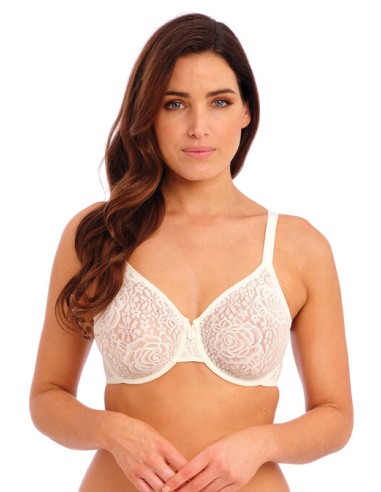 Sujetador sin relleno Wacoal Halo lace Ivory