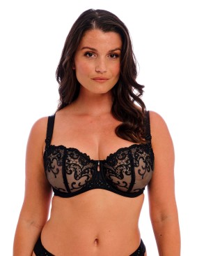 Sujetador sin relleno balconette Fantasie Portia black