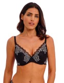 Sujetador escotado Wacoal Lace perfection Black / Ivory