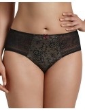 Braga de talle alto rosa faia 1355 fleur negro