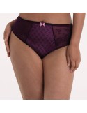 Braga de talle alto rosa faia 1385 rosemary purple