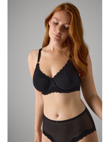 Bralette reductor 10710 Ysabel Mora Negro