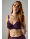 Bralette reductor 10710 Ysabel Mora Midnight plum